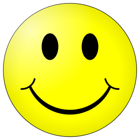 a smiley face with a smile on it's face