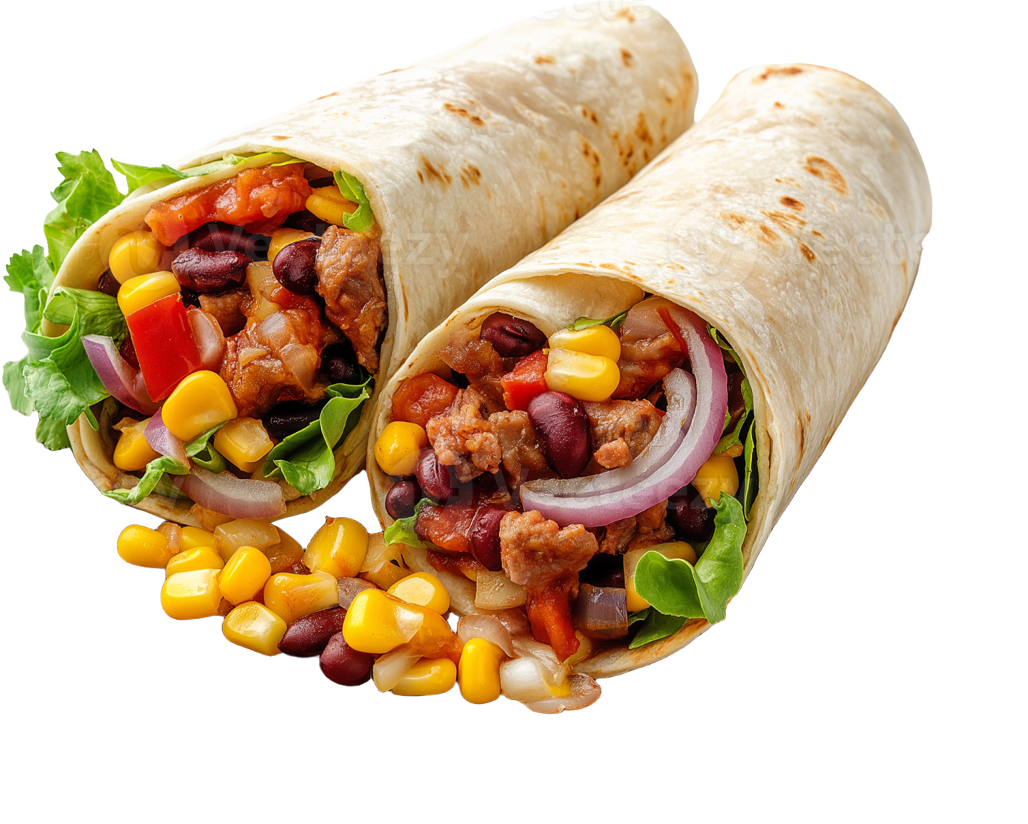 a burritoa on a wooden plate