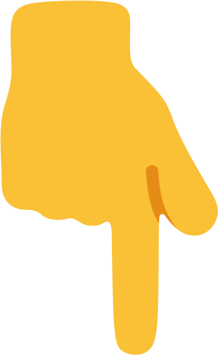 a yellow glove on a white background