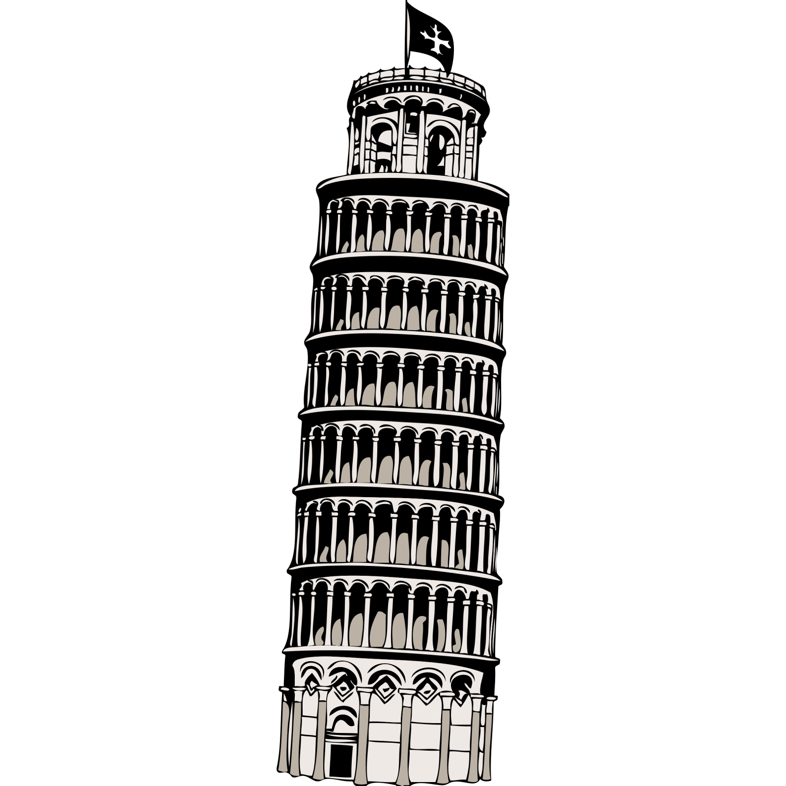 the leaning tower of pisa, italy