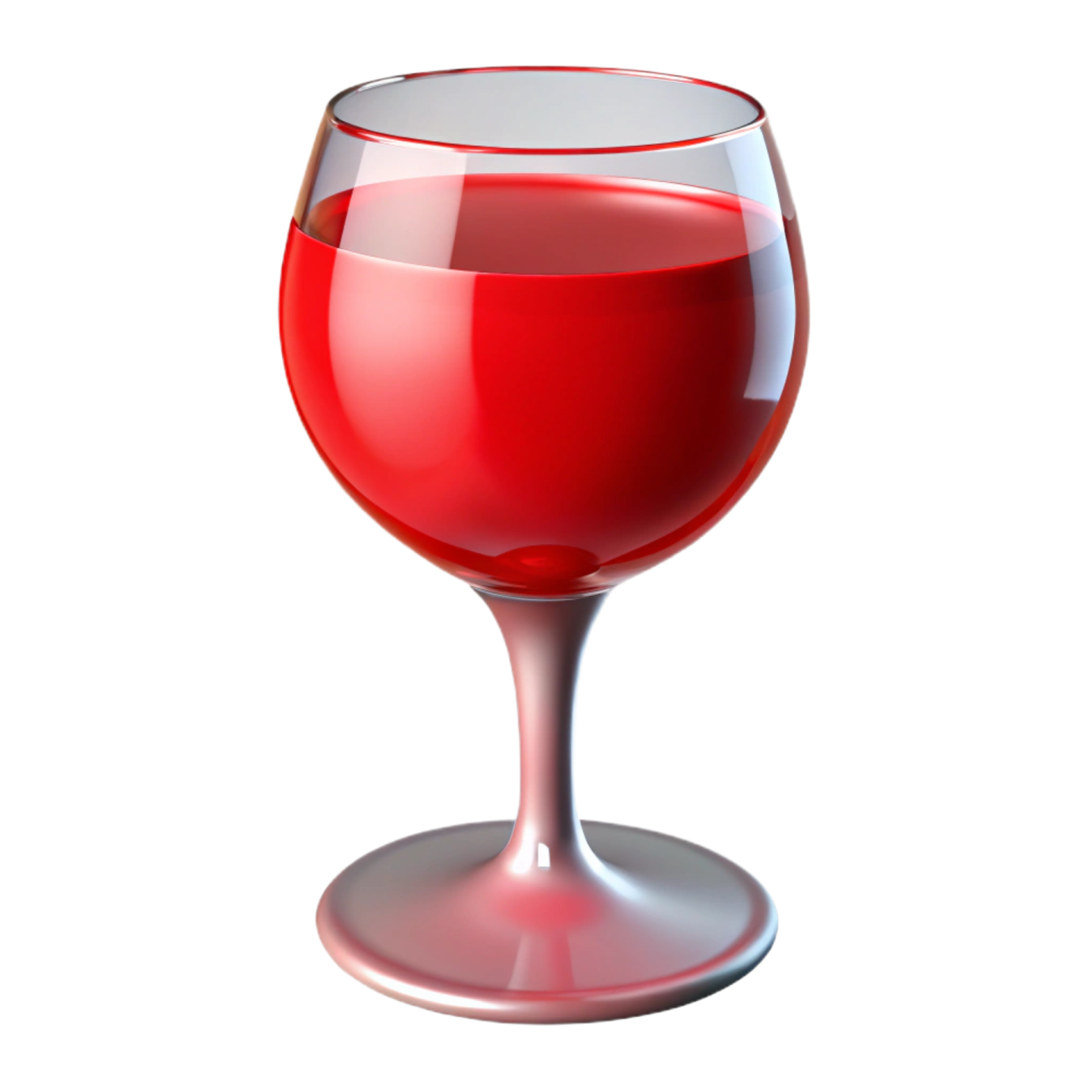 a red wine glass