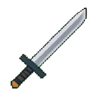 a knife on a white background