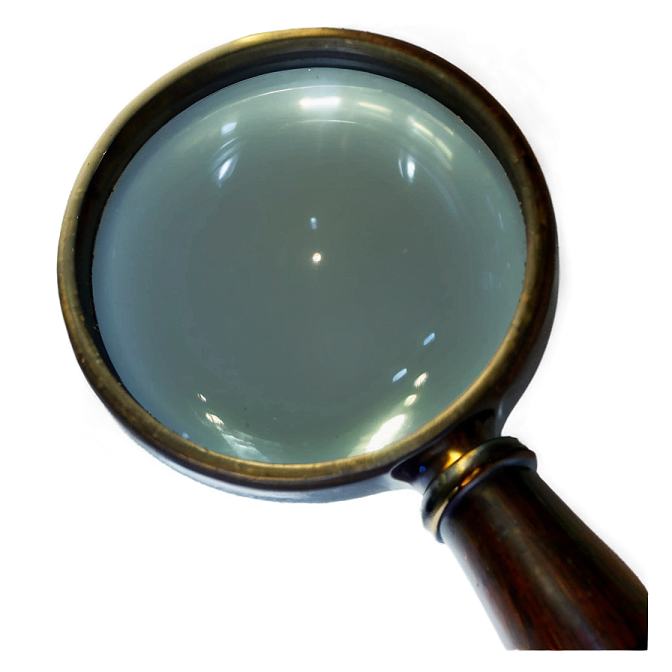 an image of a magnized glass
