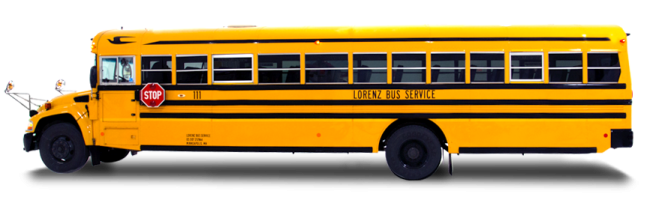 a yellow school bus on a white background