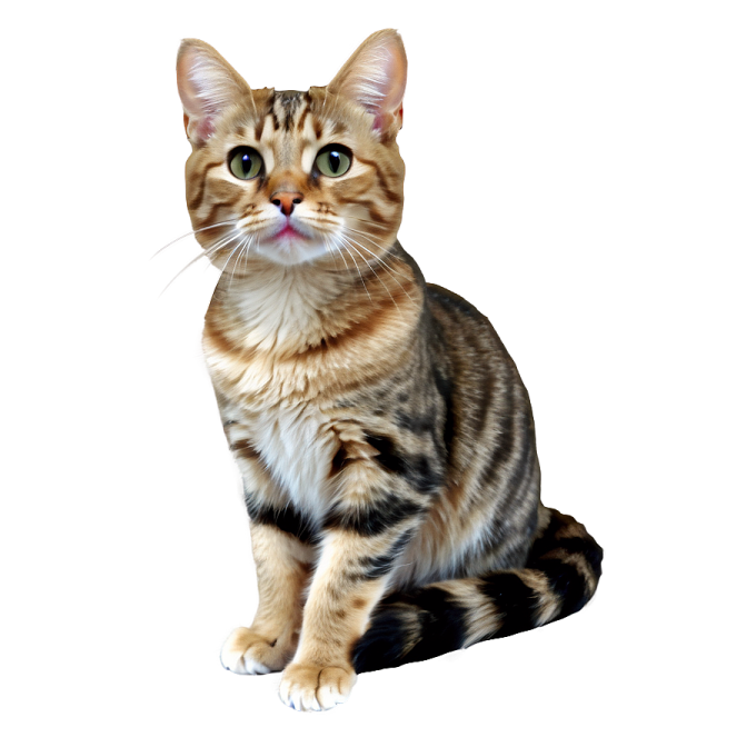 a cat sitting on a white surface