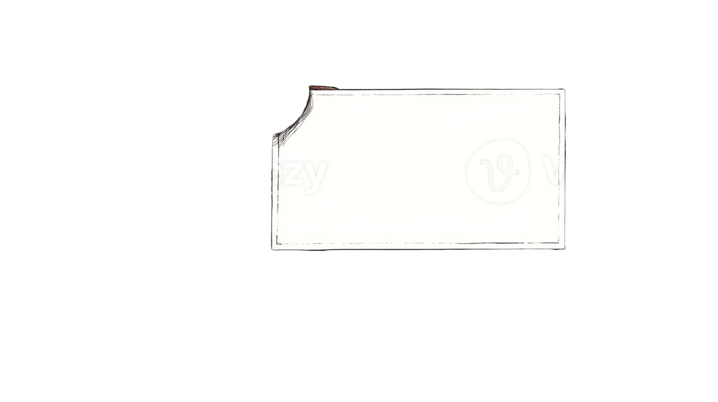 an illustration of a hand holding a blank card