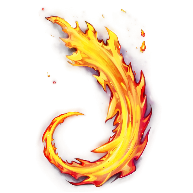 fire letter g on a white background stock photo