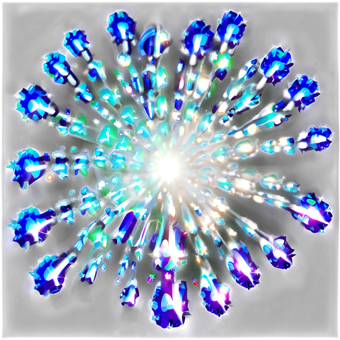 a picture of a flower made out of blue and green lights