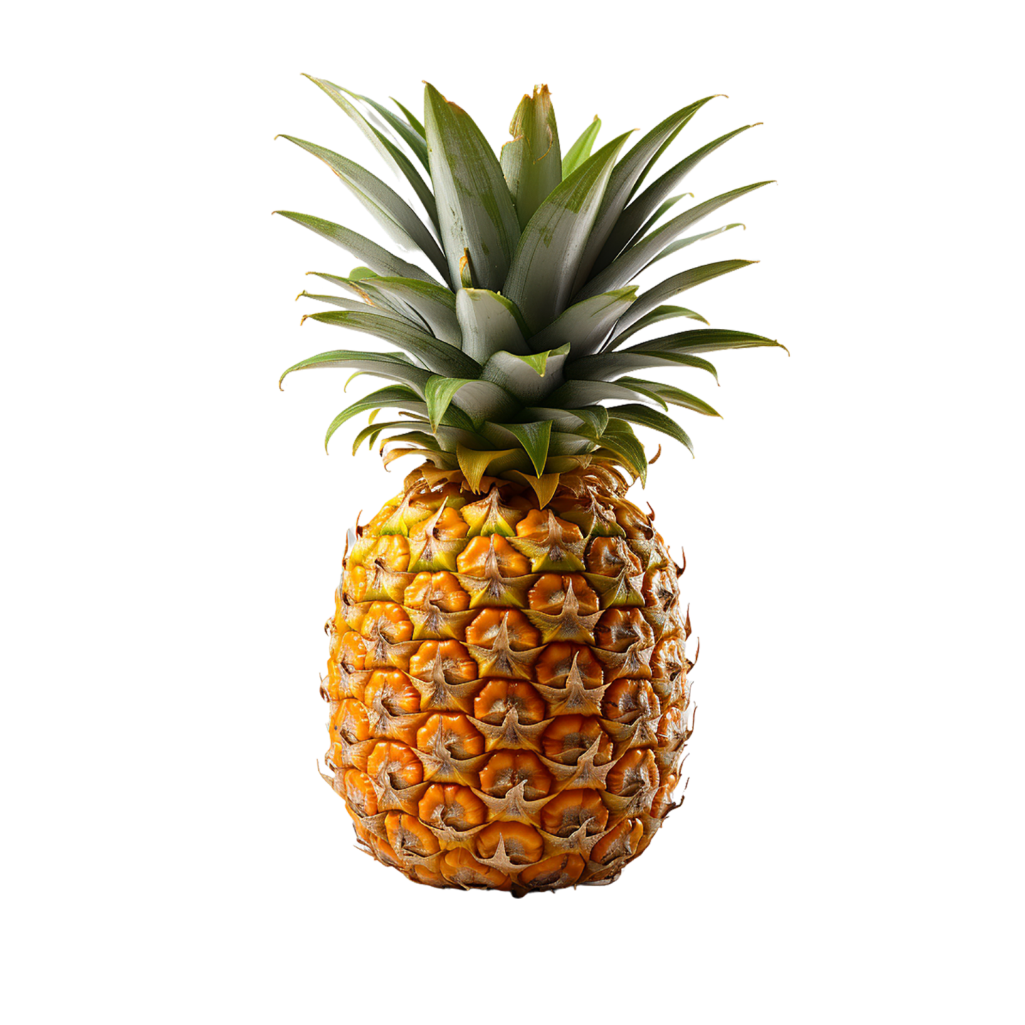 a pineapple on a white background