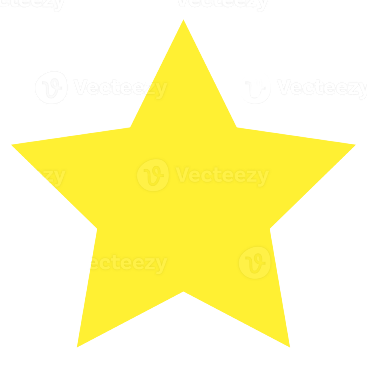 a gold star on a white background