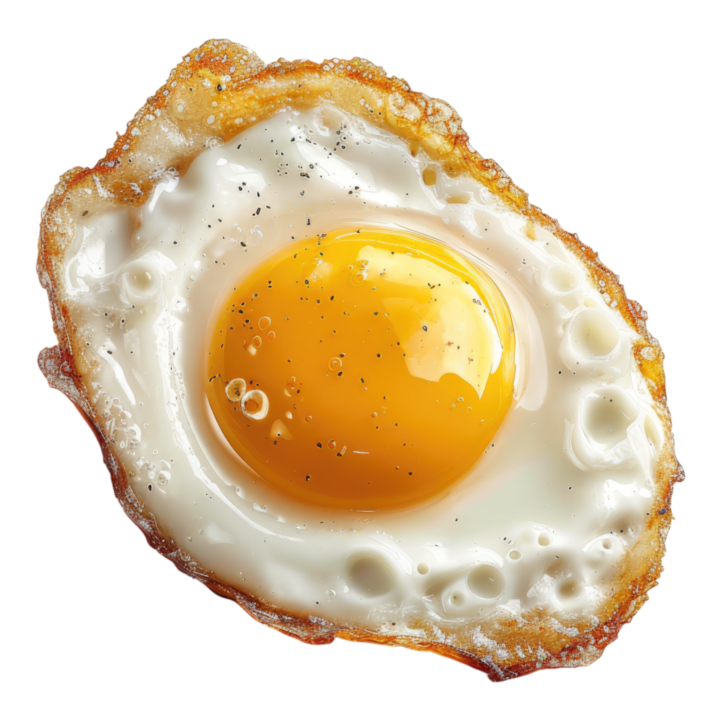 a fried egg on a piece of toasted bread