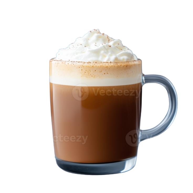a cup of coffee with whipped cream on top