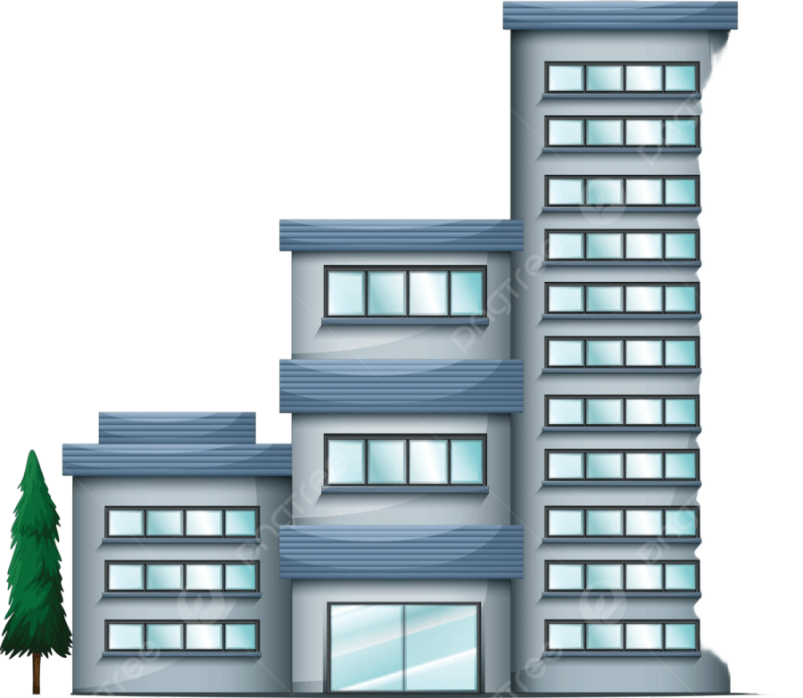 a tall building clipart