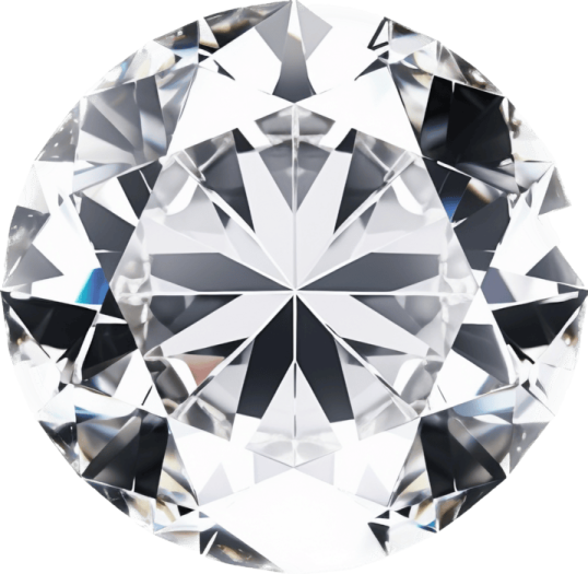a diamond on a white background
