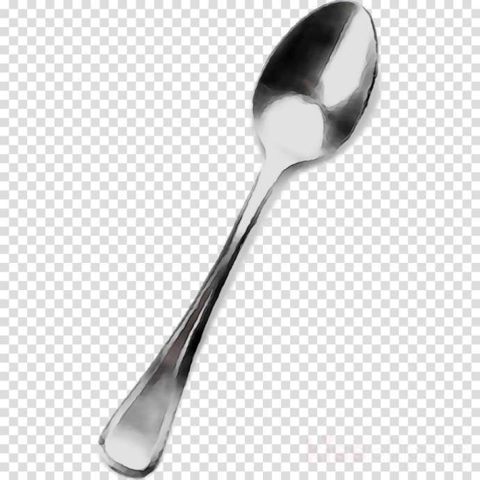 a silver spoon on a transparent background