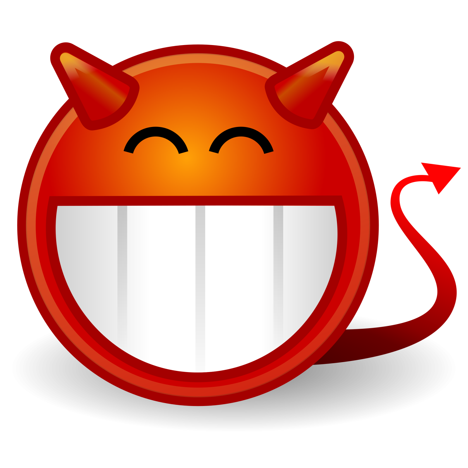 an image of a red devil with a white background
