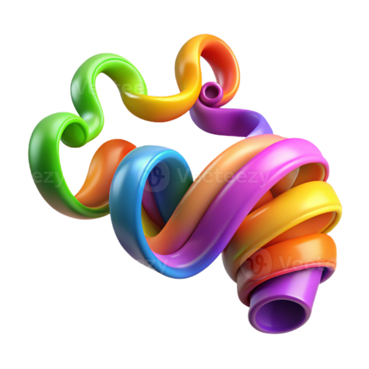 an image of a colorful 3d object