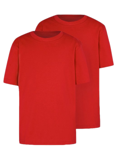 2 pack - t - shirt - red