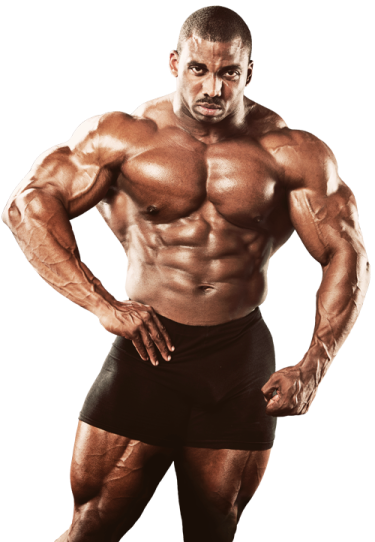 a man in black shorts posing with his hands on his hips