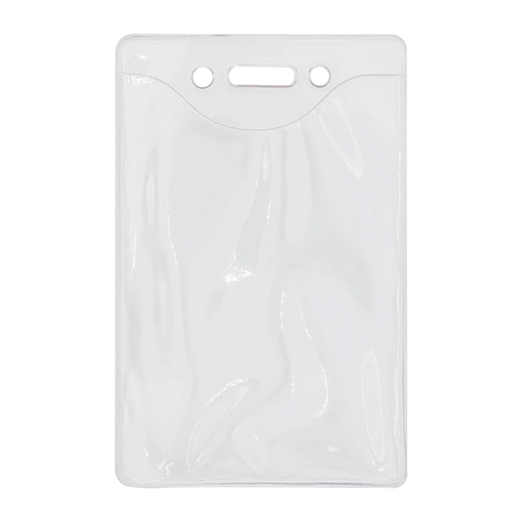 a clear plastic bag on a white background