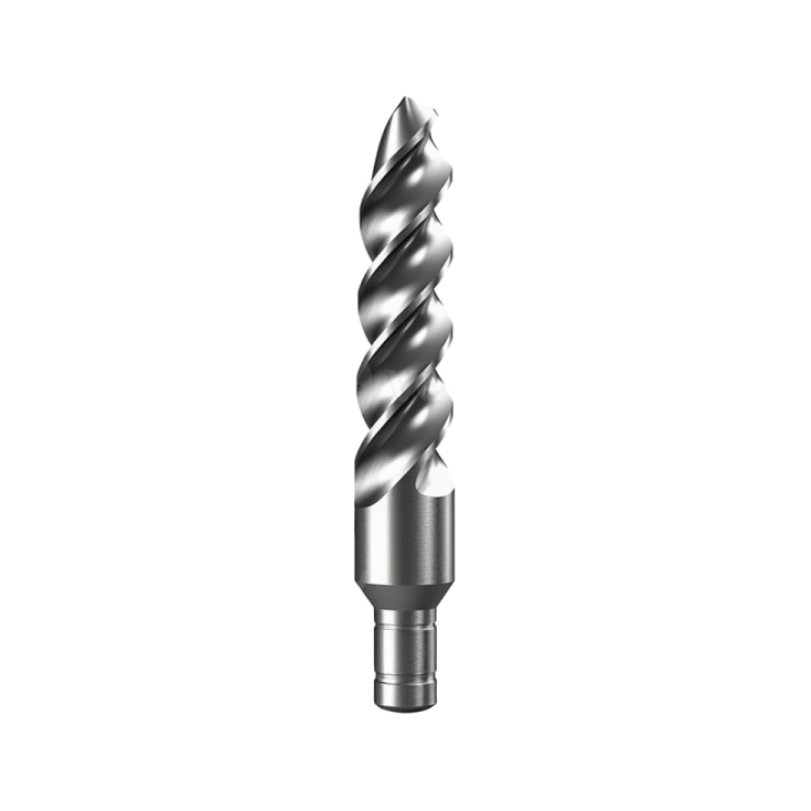 an image of a drill with the end cut off