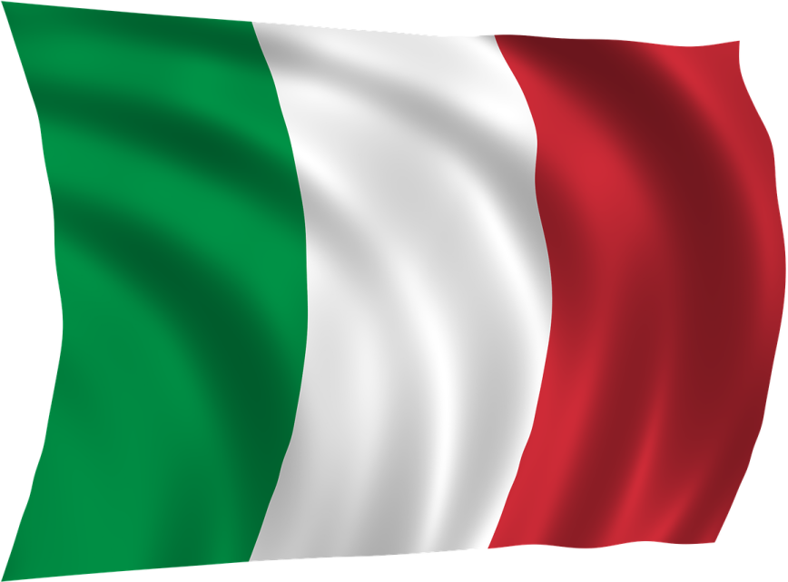 the flag of italy
