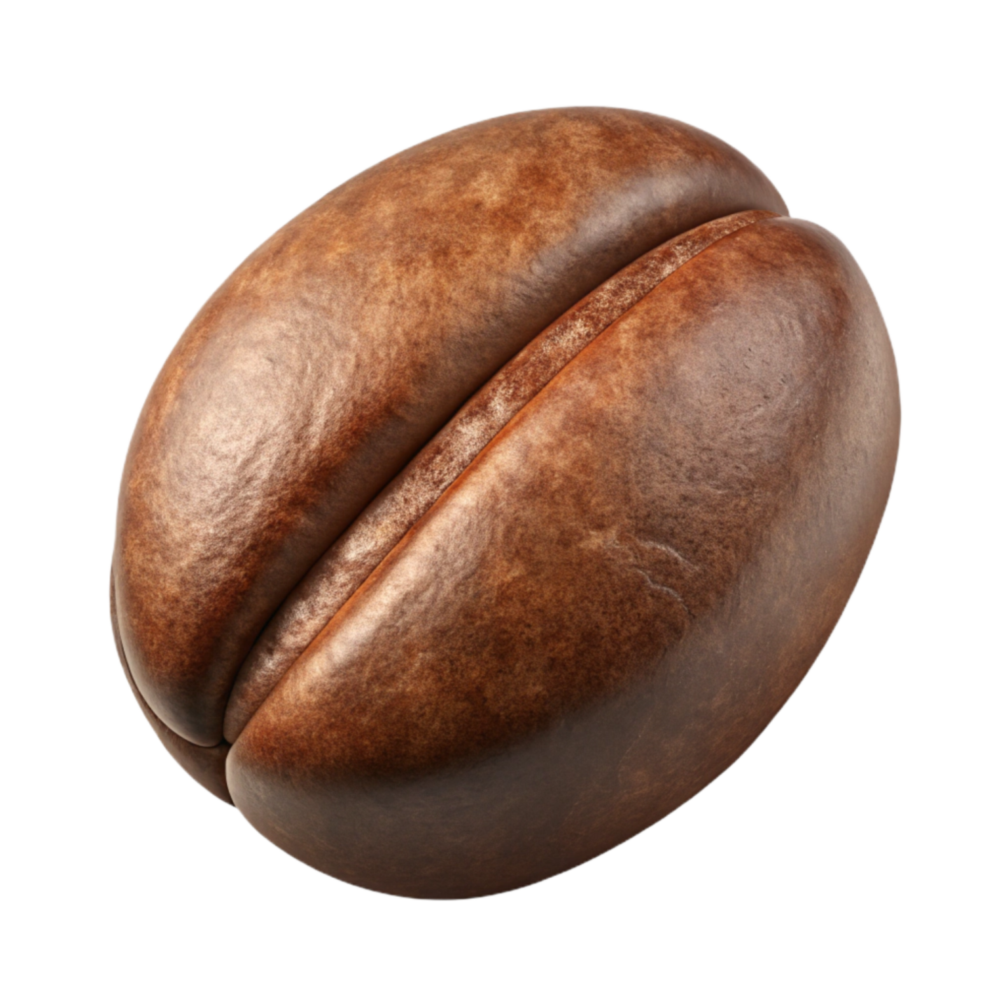a coffee bean on a white background
