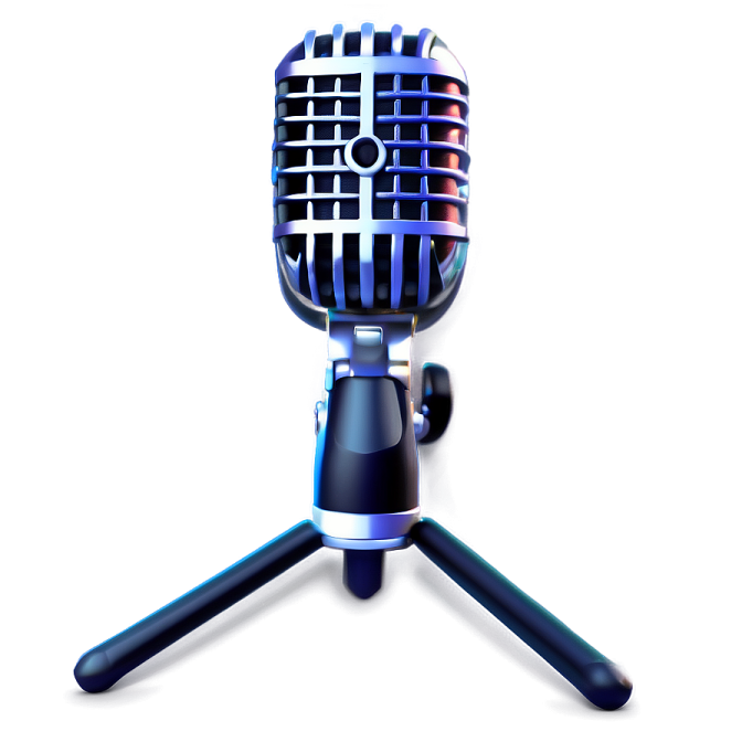 a microphone on top of a stand