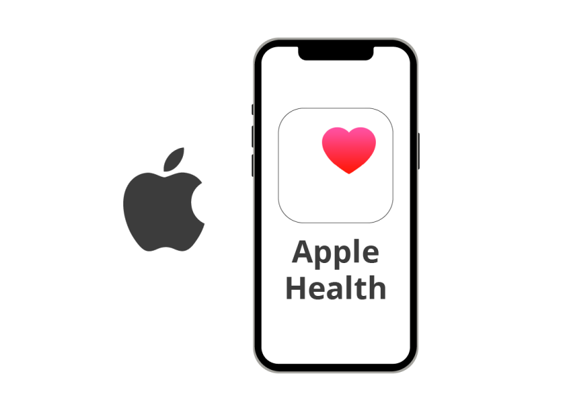 an iphone with the apple health app on it