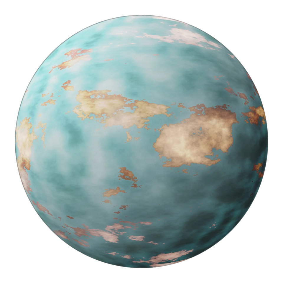 an image of the earth with a white background