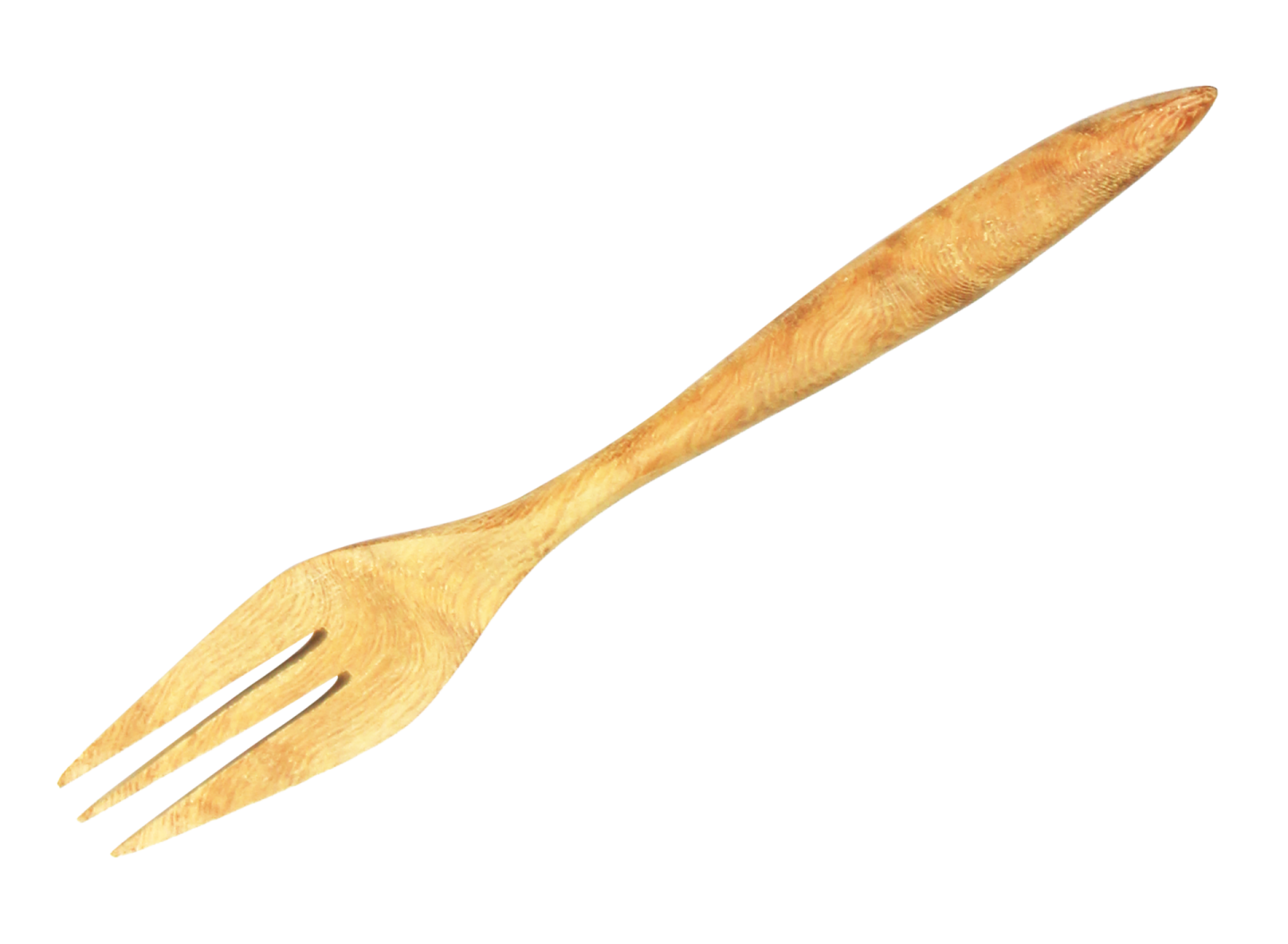 a wooden spoon with a long handle on it