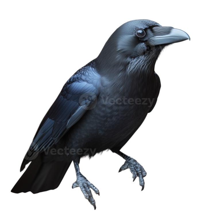 a black crow perched on a branch