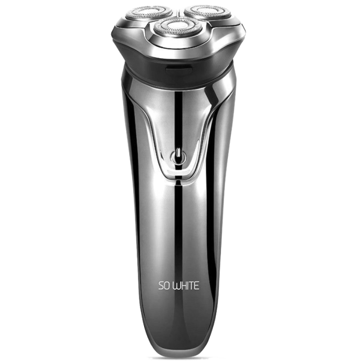 the shaver is shown on a white background