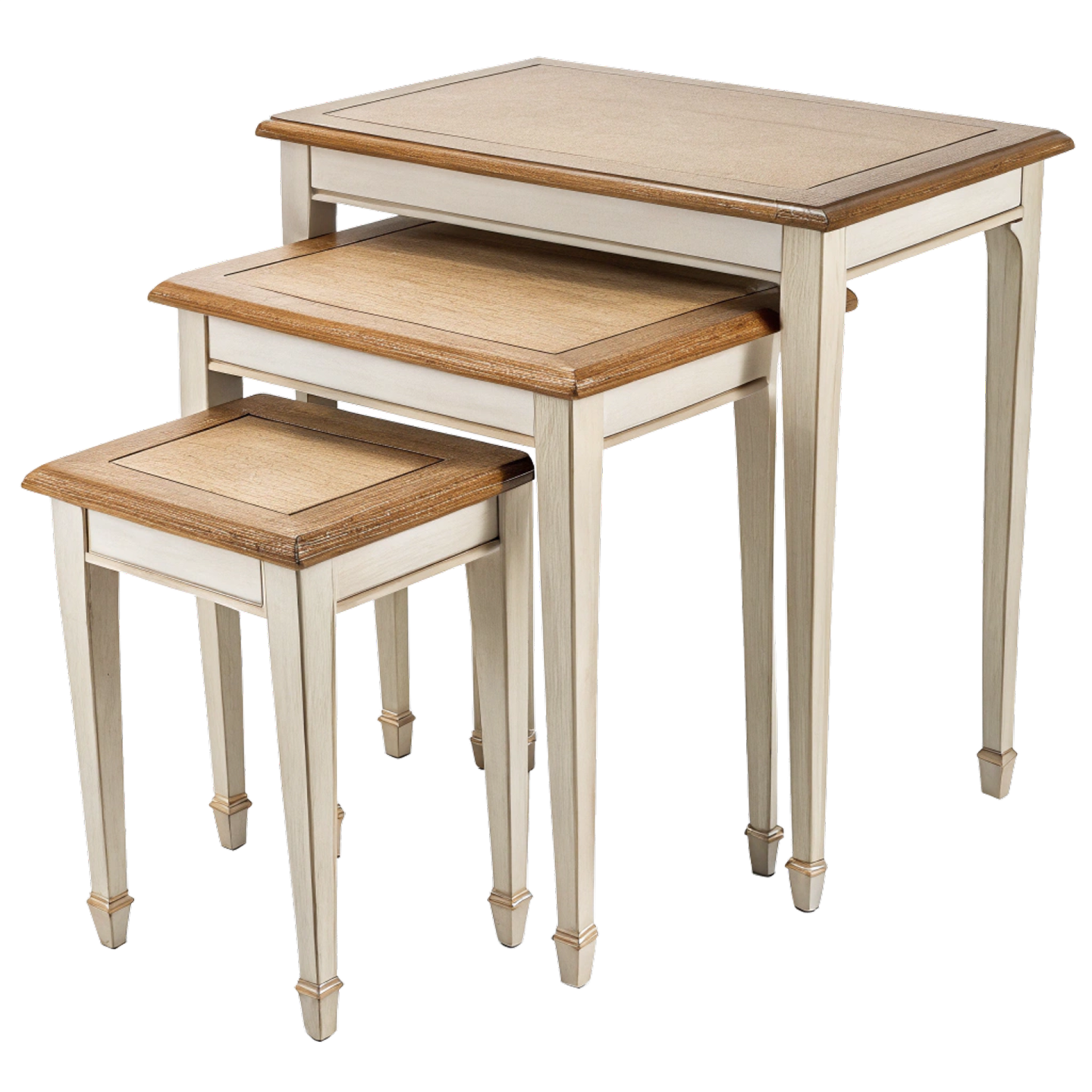 a set of three nesting tables