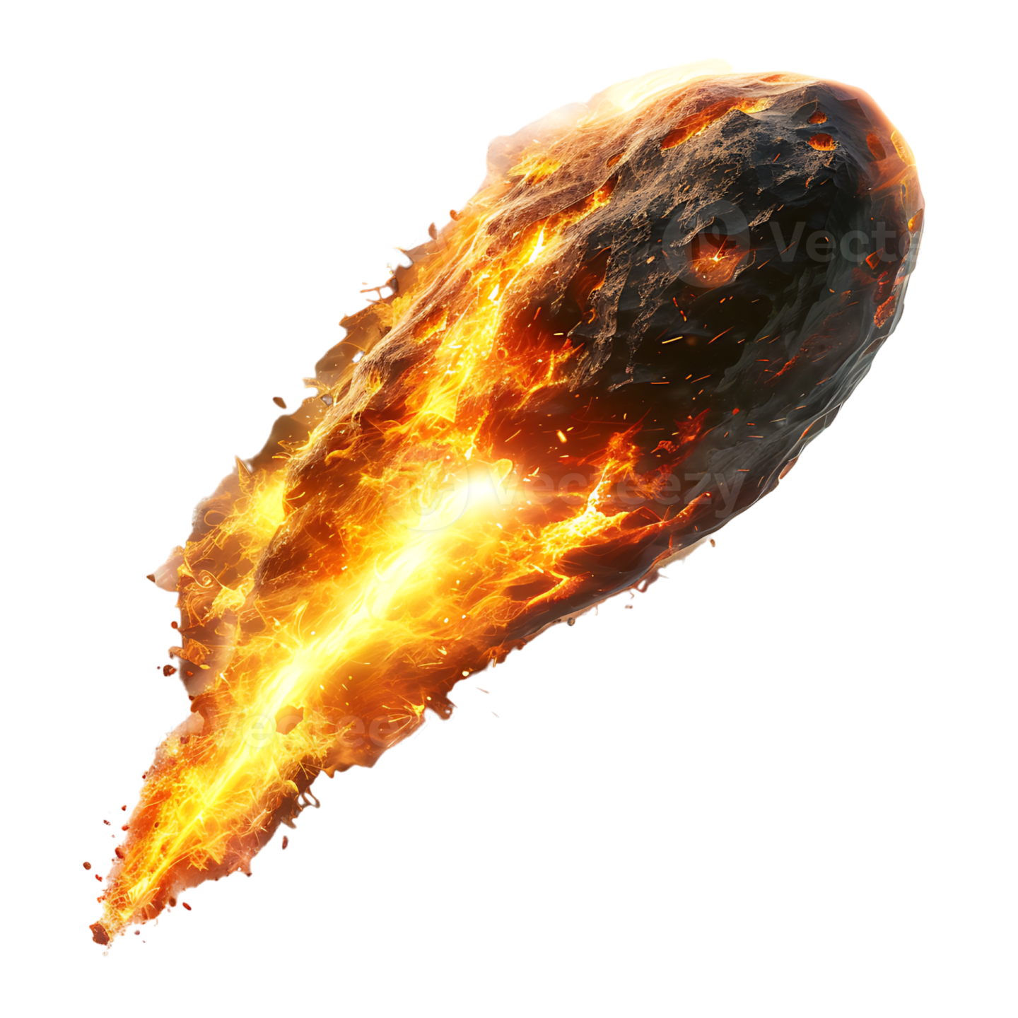 an image of a fireball flying through the air
