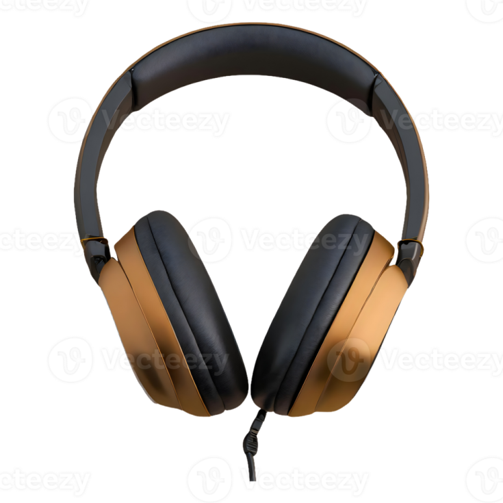 a pair of headphones on a white background