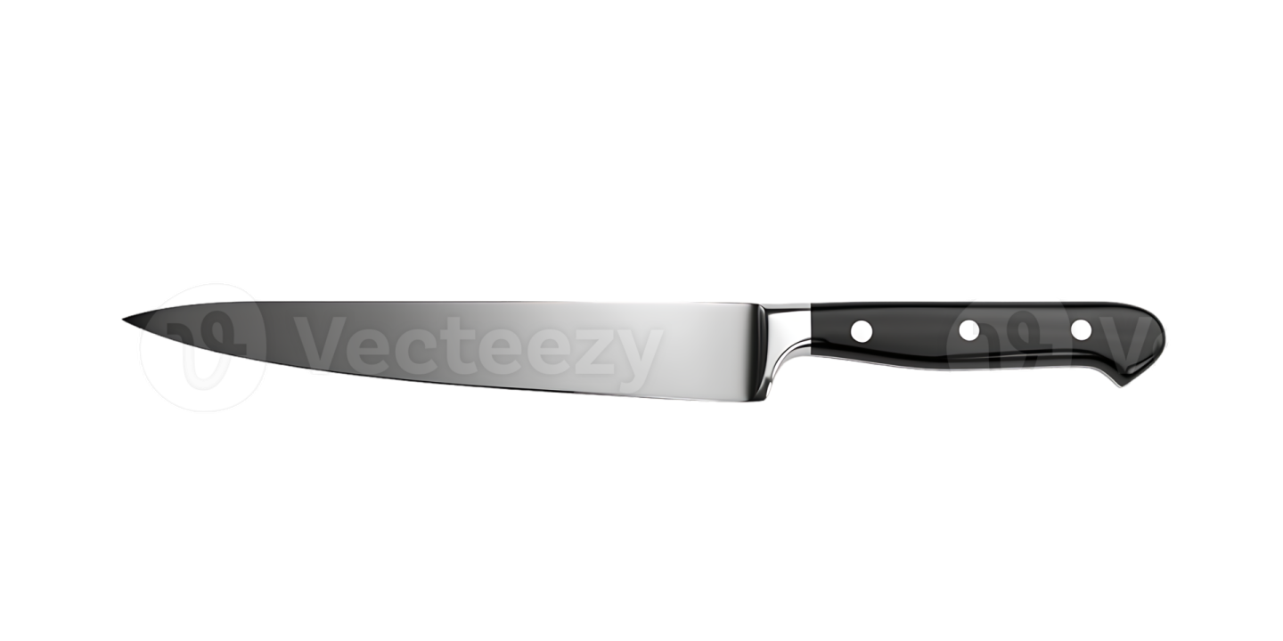 a knife on a white background