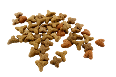 a pile of dog food