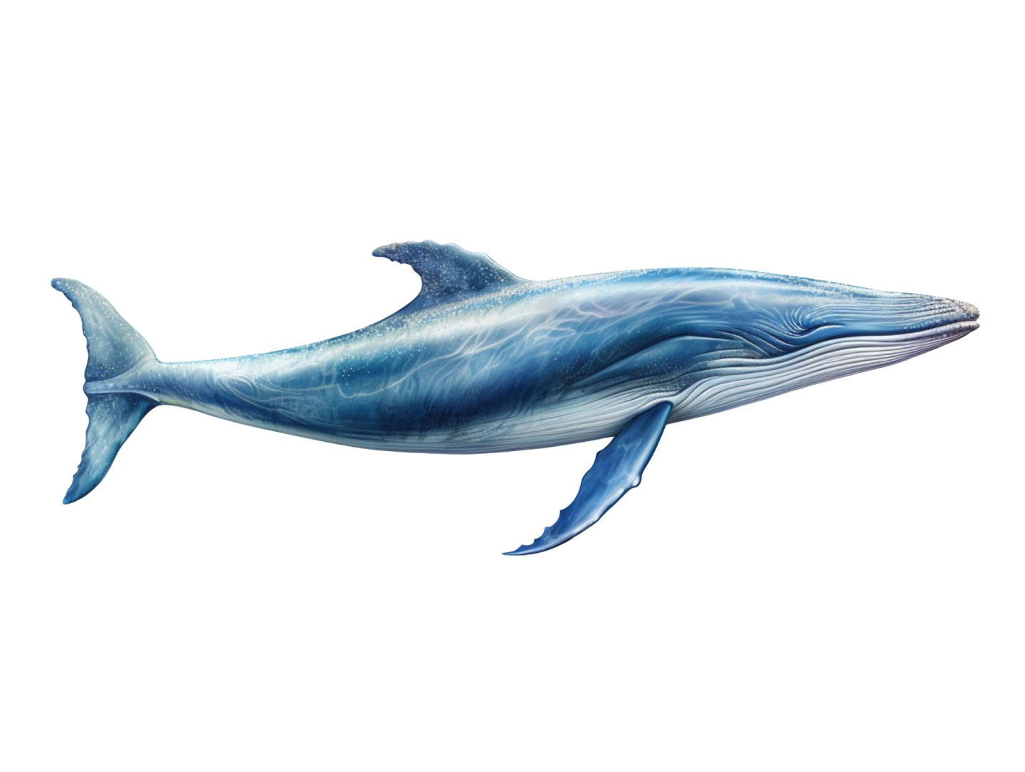 a drawing of a blue whale