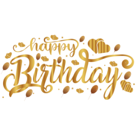 happy birthday lettering