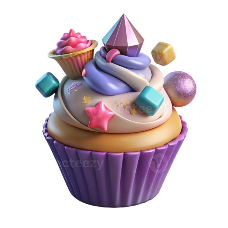an image of a cupcake on a white background