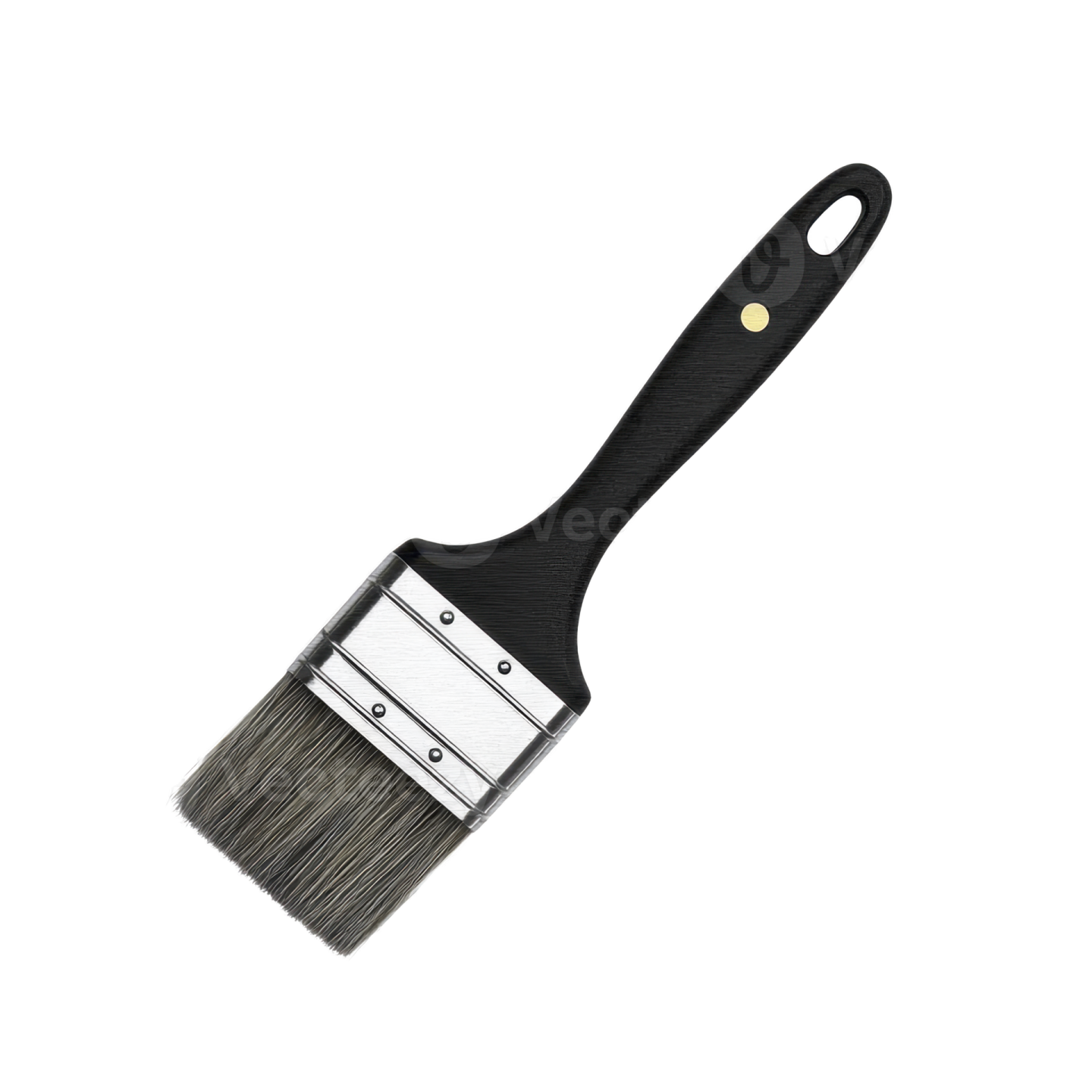 a paint brush on a white background