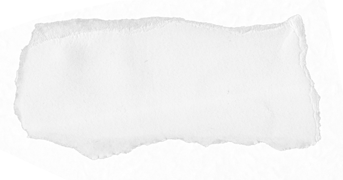 a piece of white paper on a white background