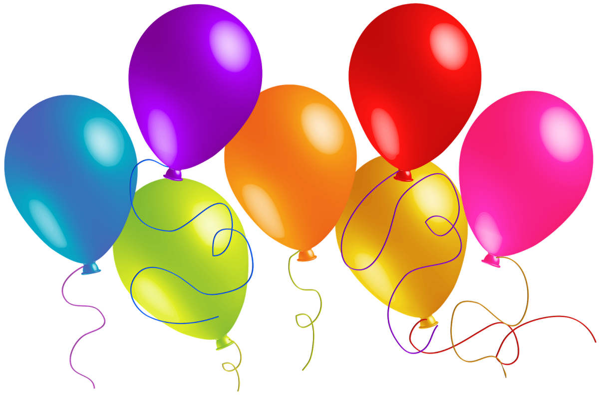 a bunch of balloons