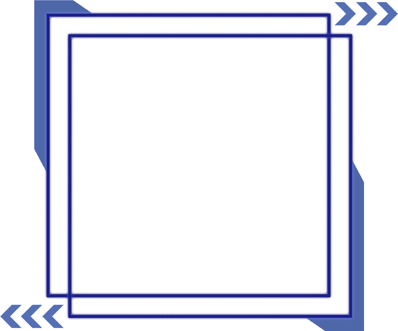 a square frame with an arrow in the middle