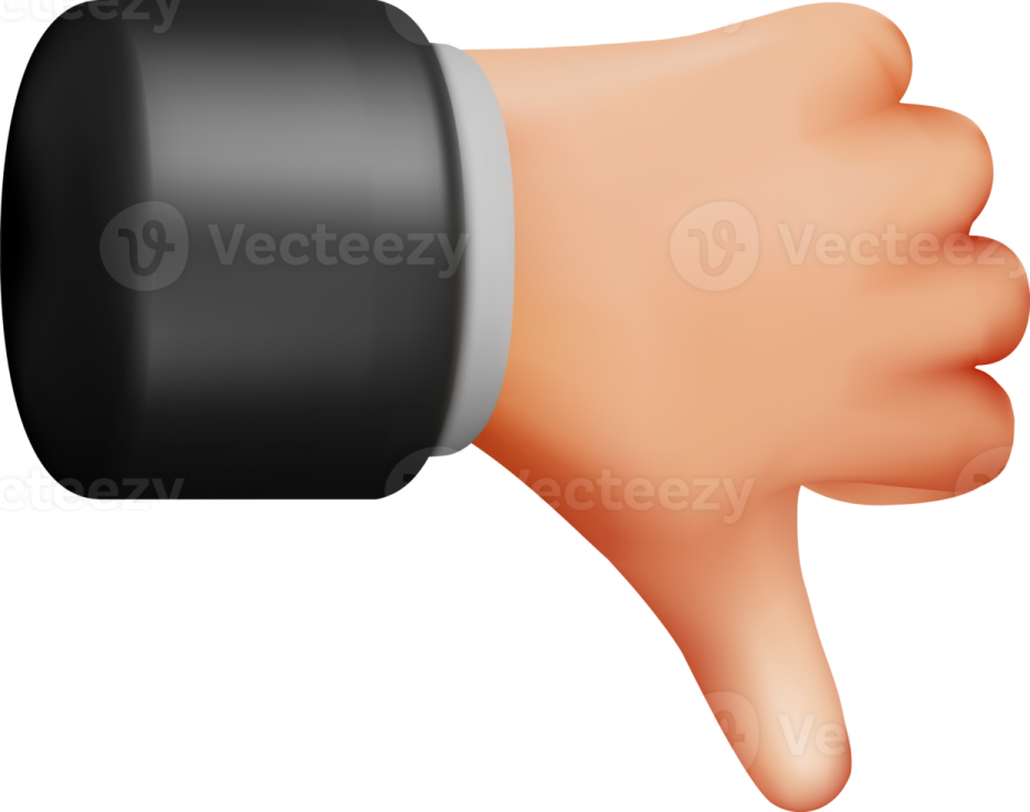 a thumbs up hand with a black thumb