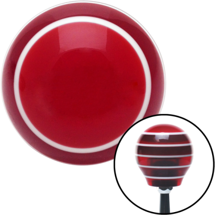 an image of a red and white ball