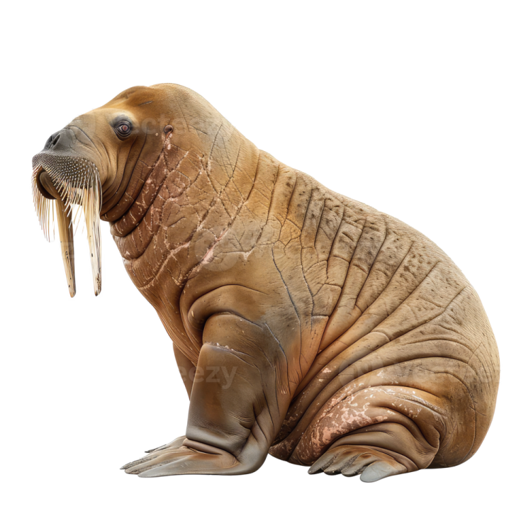 a seal with its mouth open sitting on the ground