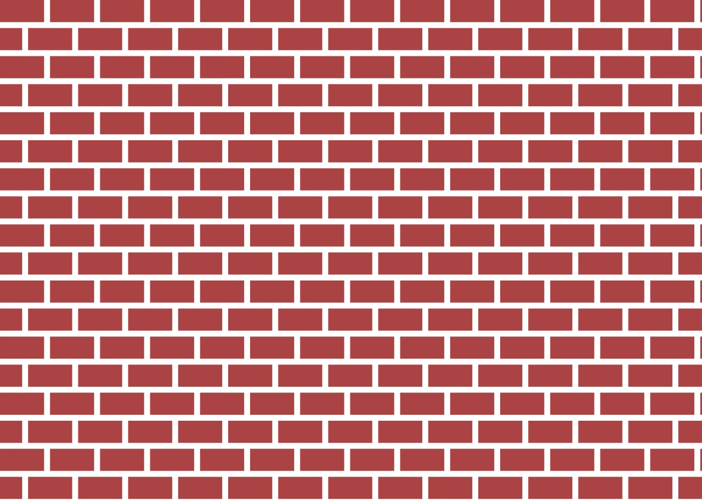 a brick wall in red and white