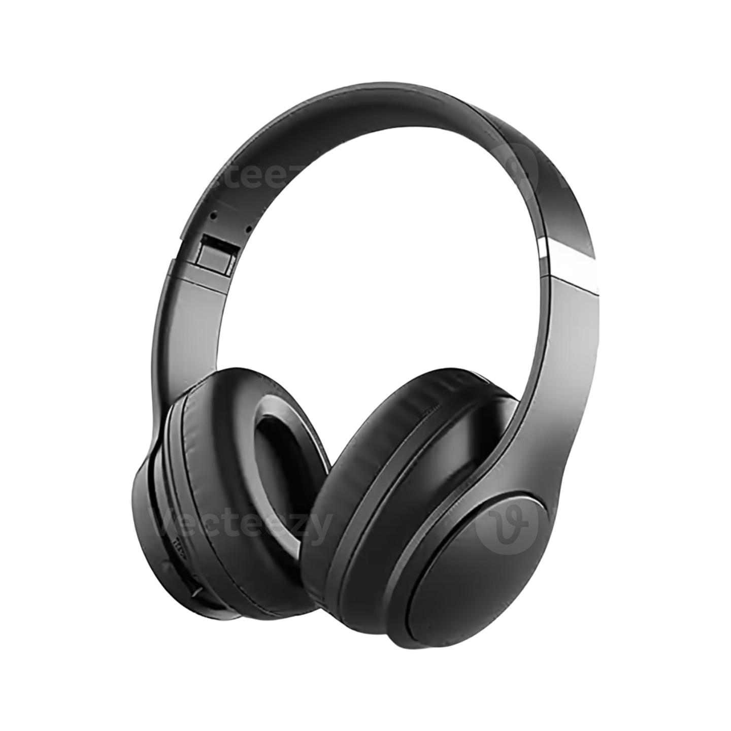 a pair of headphones on a white background